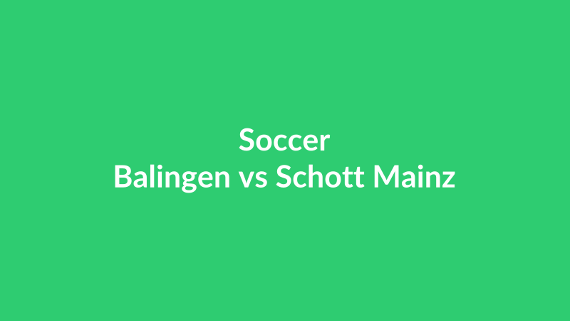 Balingen vs Schott Mainz