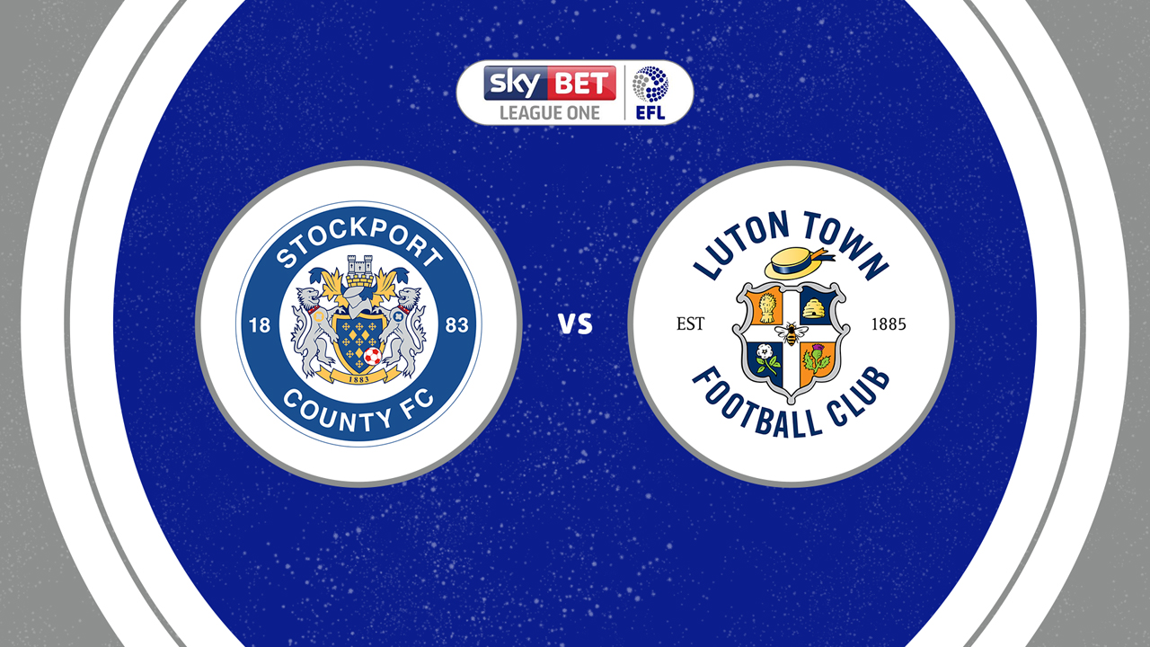 Stockport County vs Luton Town