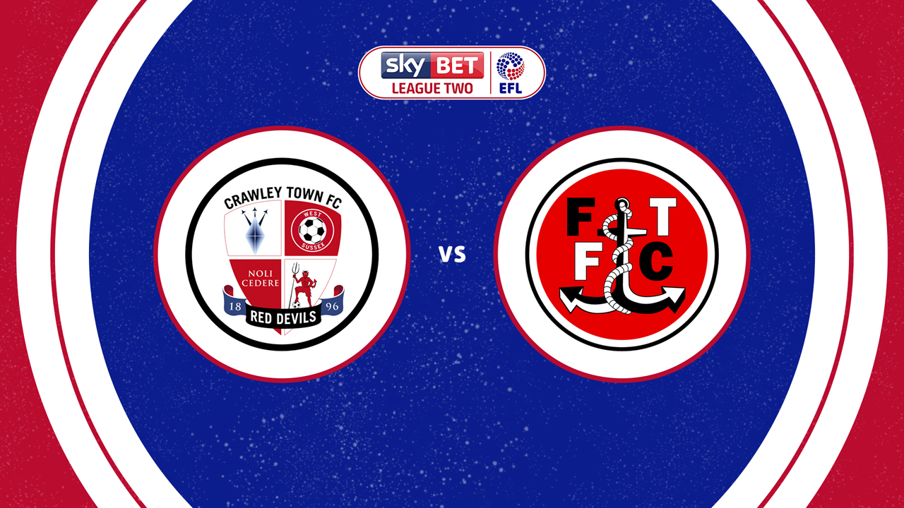 Crawley Town vs Fleetwood Town
