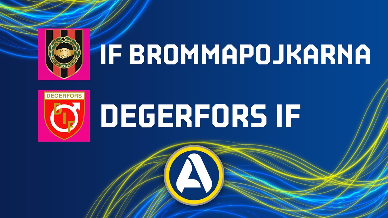 Brommapojkarna vs Degerfors