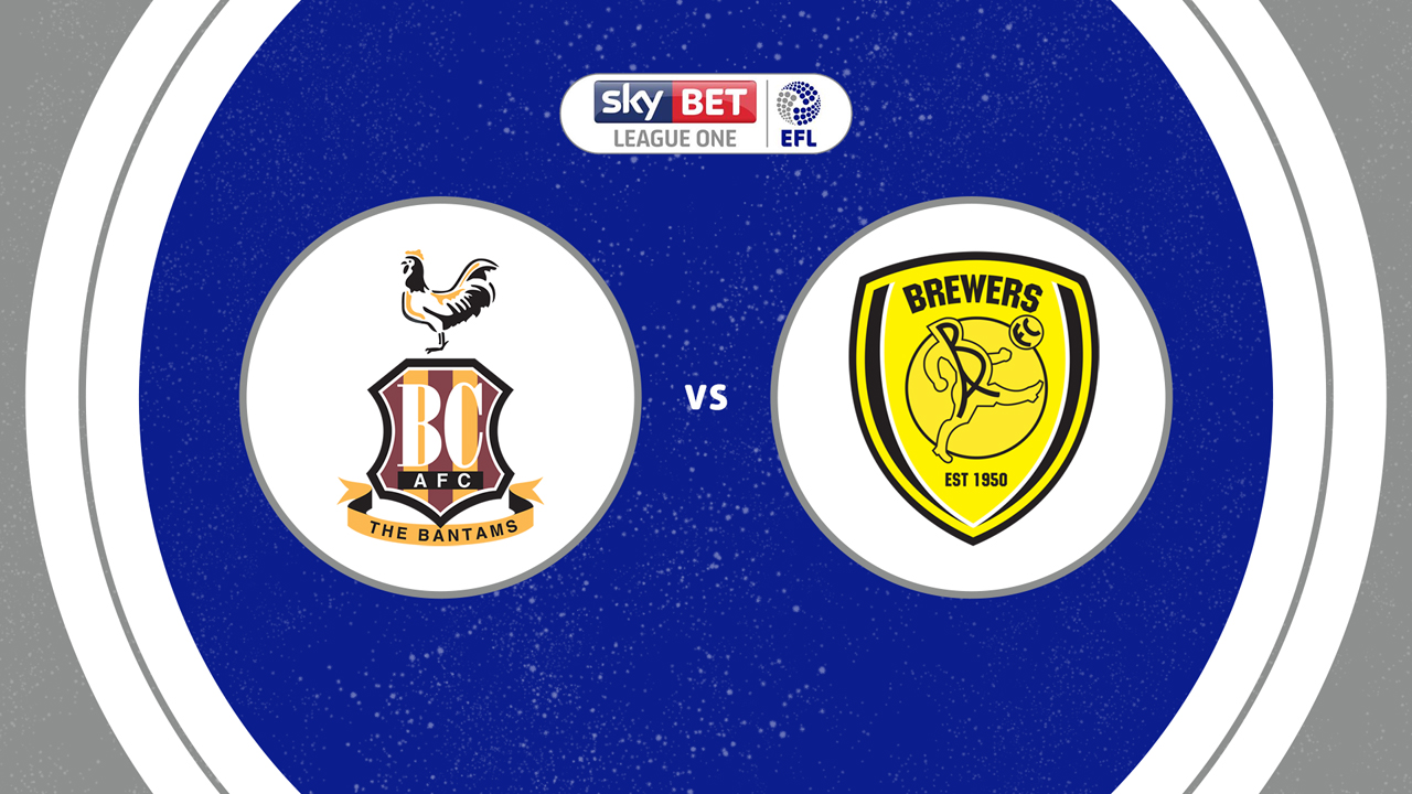 Bradford City vs Burton Albion